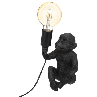 Lampe à poser singe noir...