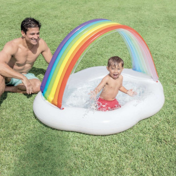 Piscinette enfant Arc en ciel Intex  - Le Dépôt Bailleul