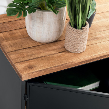 Buffet 2 portes 3 niches Cierna Atmosphera - Le Dépôt Bailleul