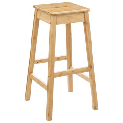 Tabouret de bar 75 cm bambou 5five - Le Dépôt Bailleul