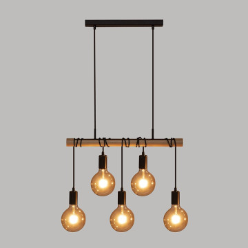 Suspension rampe x5 métal Jake Atmosphera - Le Dépôt Bailleul