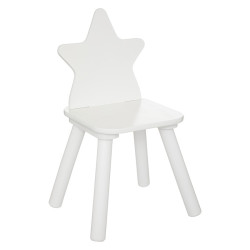 Chaise enfant Douceur étoile blanc Atmosphera - Le Dépôt Bailleul