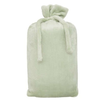 Plaid avec pochon Row 150x200 céladon Atmosphera - Le Dépôt Bailleul