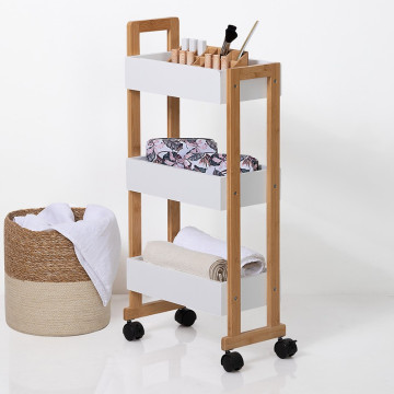 Desserte 3 niveaux blanc Natureo 5five - Le Dépôt Bailleul