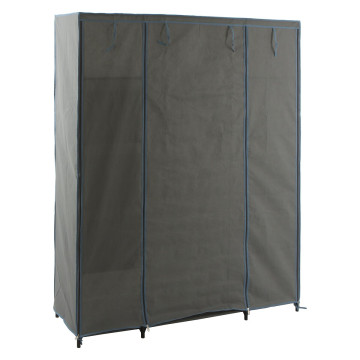 Armoire en tissu 1 penderie et étagères 5five - Le Dépôt Bailleul