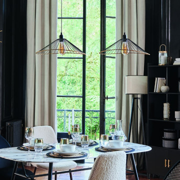 Suspension métal filaire Alara D45 Atmosphera - Le Dépôt Bailleul