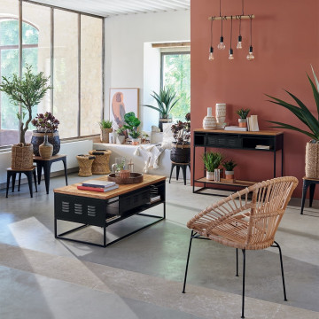 Suspension rampe x5 métal Jake Atmosphera - Le Dépôt Bailleul