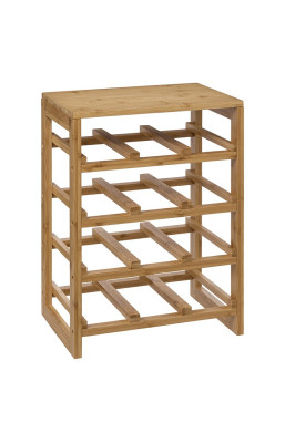 Rack bouteilles x12 bambou...