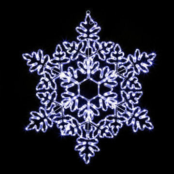 Décoration lumineuse Flocon 85cm blanc froid - Le Dépôt Bailleul