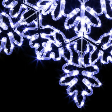 Décoration lumineuse Flocon 85cm blanc froid - Le Dépôt Bailleul