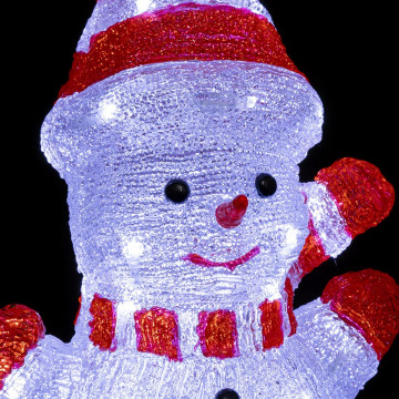Bonhomme de neige patineur lumineux extérieur 60 LED - Le Dépôt Bailleul