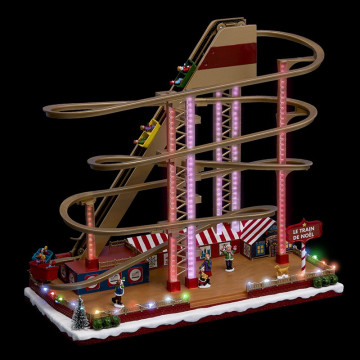 Village de Noël Grand Huit animé et lumineux - Le Dépôt Bailleul