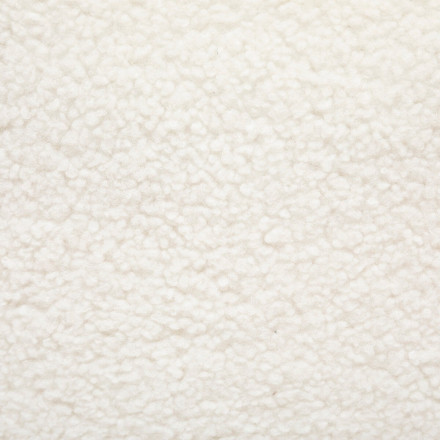 Fauteuil bouclette Romi blanc Atmosphera  - Le Dépôt Bailleul