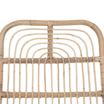 Fauteuil en rotin Parsa pieds métal Atmosphera - Le Dépôt Bailleul