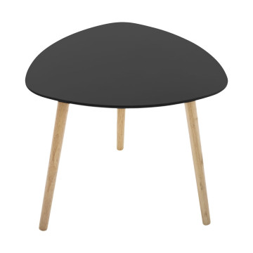 Table basse Mileo noir lot de 3 Atmosphera - Le Dépôt Bailleul