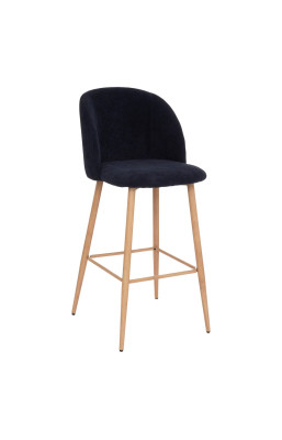 Tabouret de bar bleu encre...