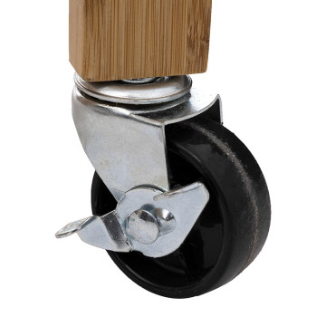 Desserte 2 tiroirs GM en bambou Linha 5five - Le Dépôt Bailleul