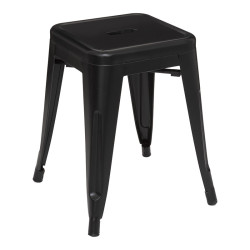 Tabouret métal Niko noir Atmosphera - Le Dépôt Bailleul