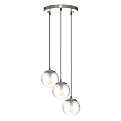 Suspension x3 boule en verre Night Atmosphera - Le Dépôt Bailleul