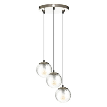Suspension x3 boule en verre Night Atmosphera - Le Dépôt Bailleul
