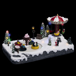 Village de Noël Parc d'attractions lumineux et animé - Le Dépôt Bailleul