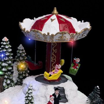 Village de Noël Parc d'attractions lumineux et animé - Le Dépôt Bailleul