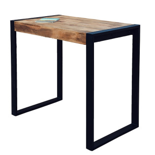 Table haute métal et bois...