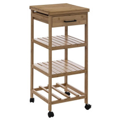 Desserte 1 tiroir PM en bambou Linha 5five - Le Dépôt Bailleul