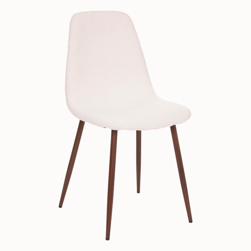 Chaise Enfant Mini Baya Atmosphera – Blanc, 55 Cm, Polyuréthane & Hêtre