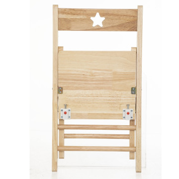 Chaise enfant pliante en bois coloris naturel Atmosphera - Le Dépôt Bailleul