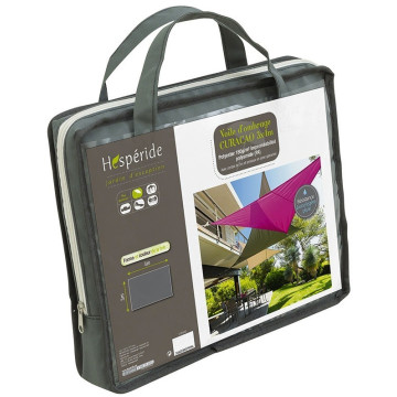 Toile solaire 3x4m Hespéride gris rectangulaire - Le Dépôt Bailleul