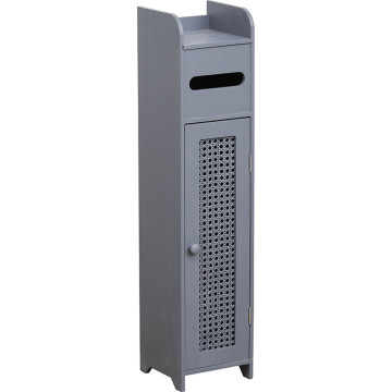 Meuble réserve et dérouleur WC cannage gris - Le Dépôt Bailleul