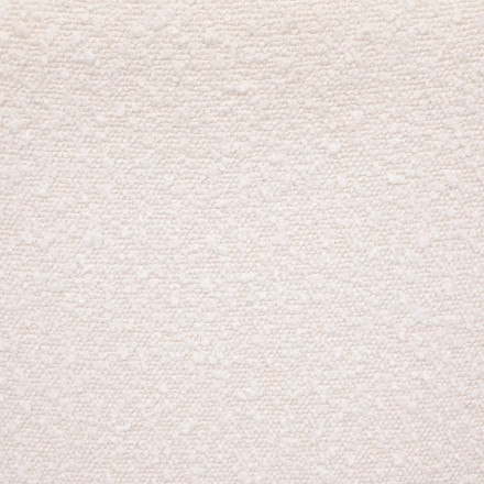 Fauteuil Amza bouclette blanc Atmosphera - Le Dépôt Bailleul