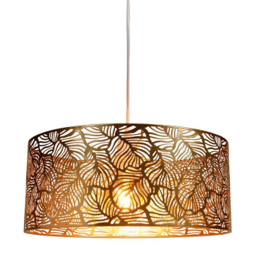 Suspension métal ajouré Calathéa dorée Ostaria - Le Dépôt Bailleul