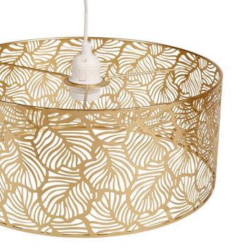 Suspension métal ajouré Calathéa dorée Ostaria - Le Dépôt Bailleul