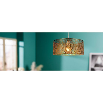 Suspension métal ajouré Calathéa dorée Ostaria - Le Dépôt Bailleul