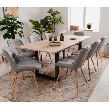 Table à manger extensible 160/200 cm - Le Dépôt Bailleul