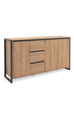 Buffet bas 160 cm 3 tiroirs...
