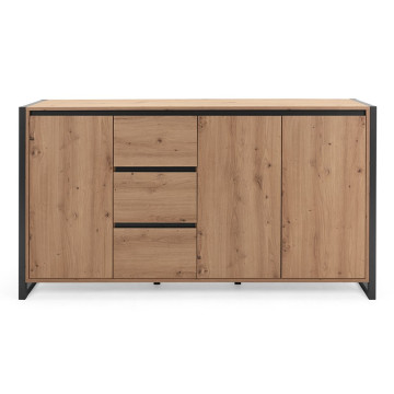 Buffet bas 3 tiroirs 3 portes - Le Dépôt Bailleul