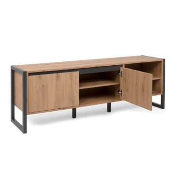 Meuble TV 2 portes 2 niches - Le Dépôt Bailleul