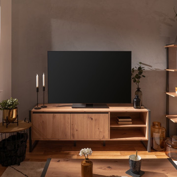 Meuble TV 2 portes 2 niches - Le Dépôt Bailleul