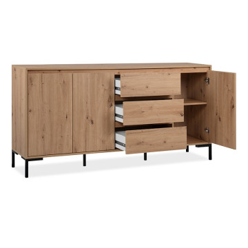 Buffet 3 portes 3 tiroirs - Le Dépôt Bailleul