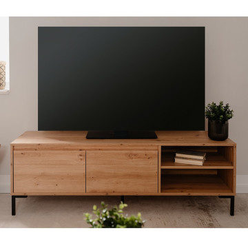 Meuble TV 2 portes 2 niches - Le Dépôt Bailleul