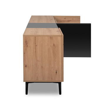 Buffet bas 200 cm 4 portes - Le Dépôt Bailleul