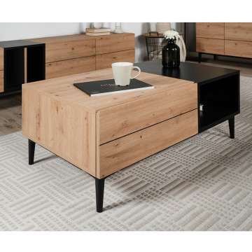 Table basse 1 tiroir 1 niche Nola - Le Dépôt Bailleul