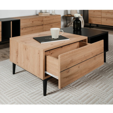 Table basse 1 tiroir 1 niche Nola - Le Dépôt Bailleul