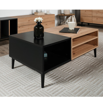 Table basse 1 tiroir 1 niche Nola - Le Dépôt Bailleul