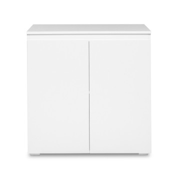 Meuble de rangement 2 portes blanc - Le Dépôt Bailleul