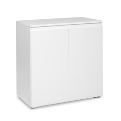 Meuble de rangement 2 portes blanc - Le Dépôt Bailleul