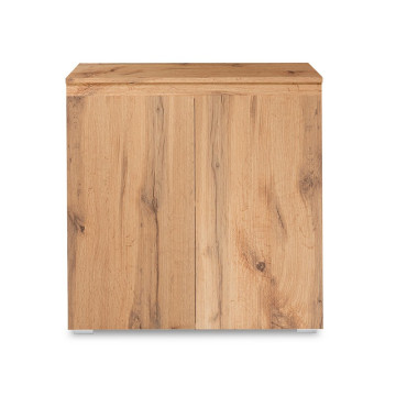 Meuble de rangement 2 portes naturel - Le Dépôt Bailleul